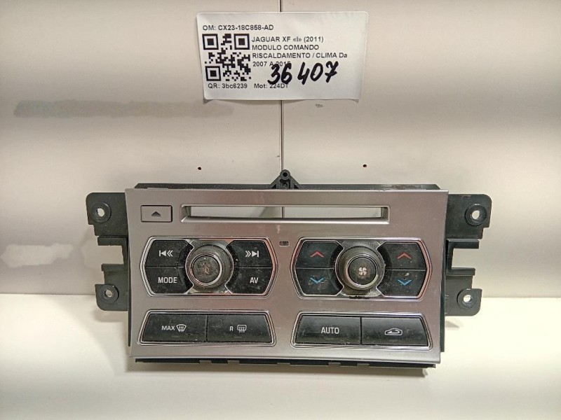 Modulo Comando Riscaldamento Clima CX23-18C858-AD Jaguar XF I 2011