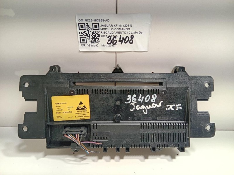 Modulo Comando Riscaldamento Clima 8X23-18C858-AD Jaguar XF I 2011