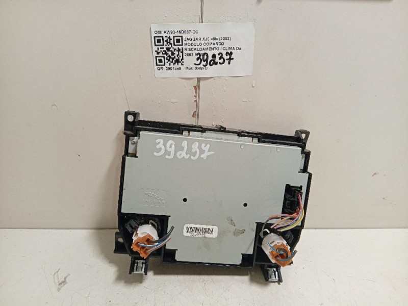 Modulo Comando Riscaldamento Clima AW93-16D687-DC Jaguar XJ6 III 2003