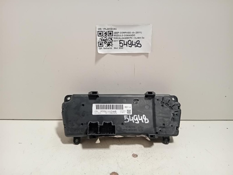 Modulo Comando Riscaldamento Clima 1PL231DVAC Jeep Compass II 2011