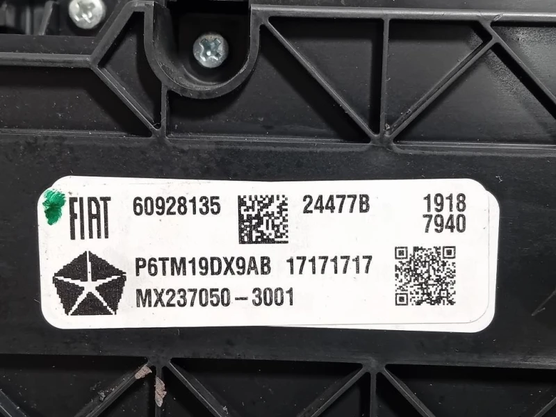 Modulo Comando Riscaldamento Clima 60928135 Jeep Compass III 2017