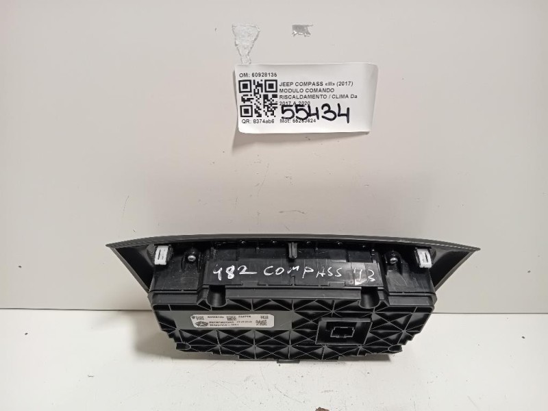 Modulo Comando Riscaldamento Clima 60928135 Jeep Compass III 2017