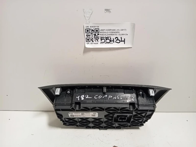 Modulo Comando Riscaldamento Clima 60928135 Jeep Compass III 2017