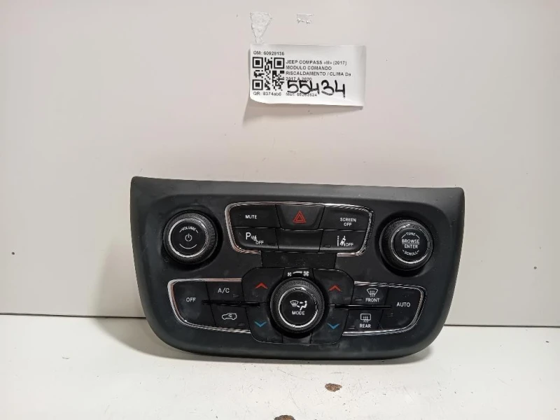 Modulo Comando Riscaldamento Clima 60928135 Jeep Compass III 2017