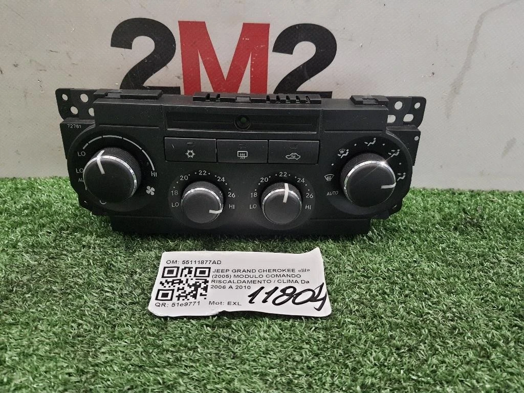 Modulo Comando Riscaldamento Clima 55111907AA Jeep Grand Cherokee III 2005