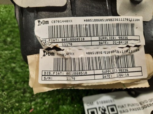 Air-bag Passeggero 520226950 Fiat 500X 2015