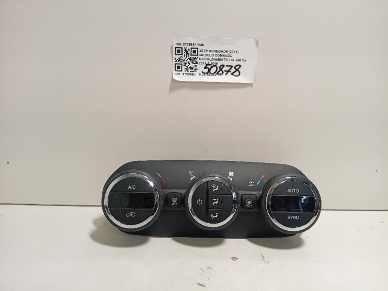 Modulo Comando Riscaldamento Clima 07356577940 Jeep Renegade 2015