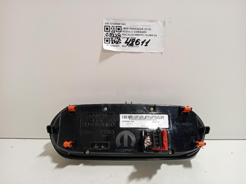 Modulo Comando Riscaldamento Clima 07356461040 Jeep Renegade 2015