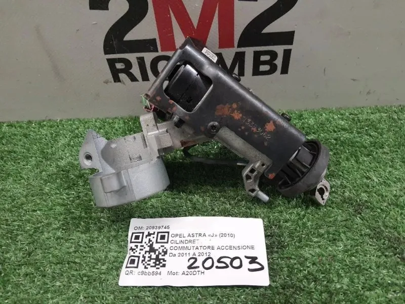 Cilindretto Commutatore Accensione 20939745 Opel Astra J 2010