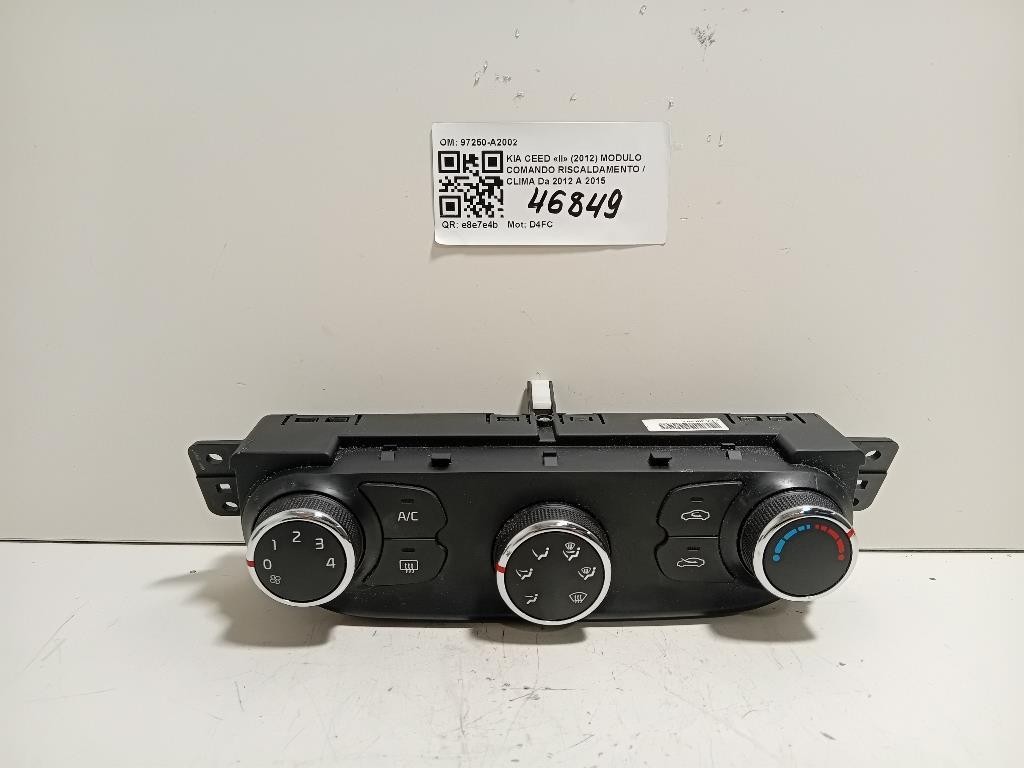 Modulo Comando Riscaldamento Clima 97250-A2002 Kia CEED II 2012