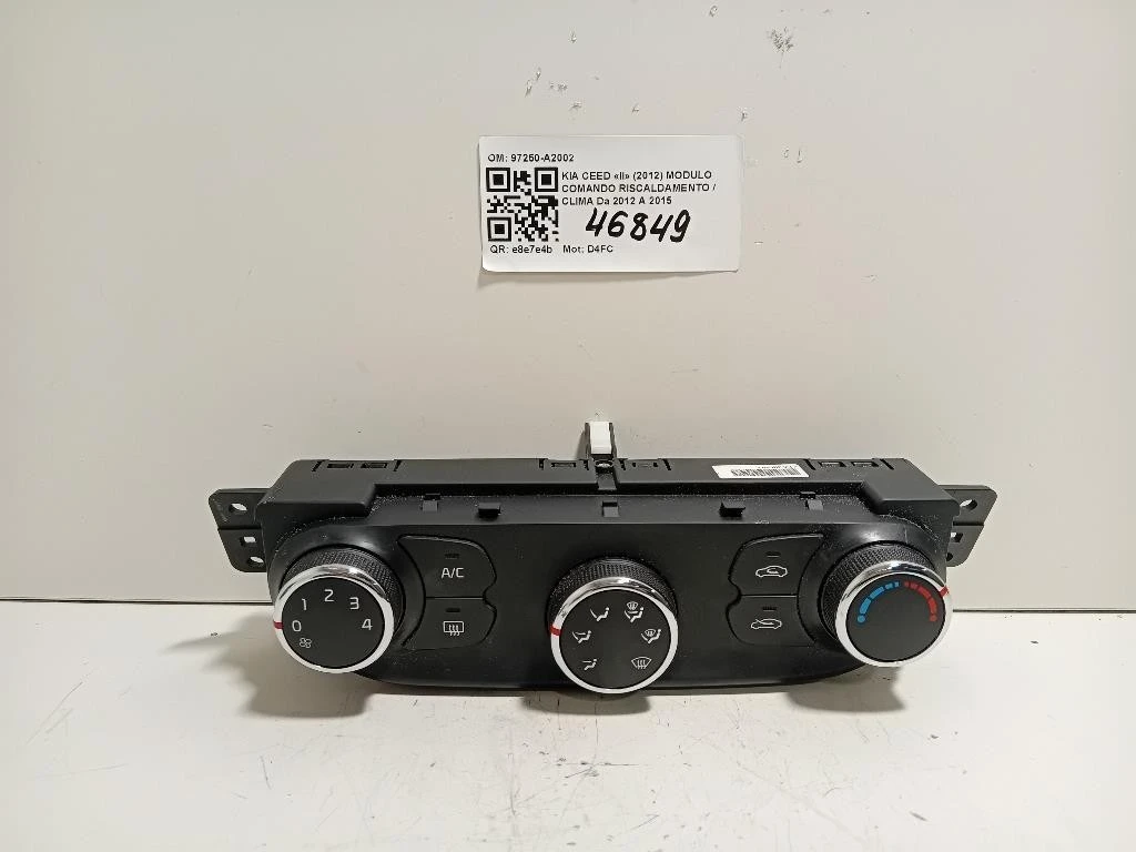 Modulo Comando Riscaldamento Clima 97250-A2002 Kia CEED II 2012