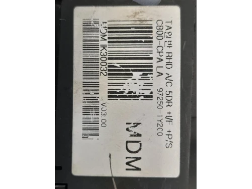 Modulo Comando Riscaldamento Clima 972501Y200 Kia Picanto III 2011