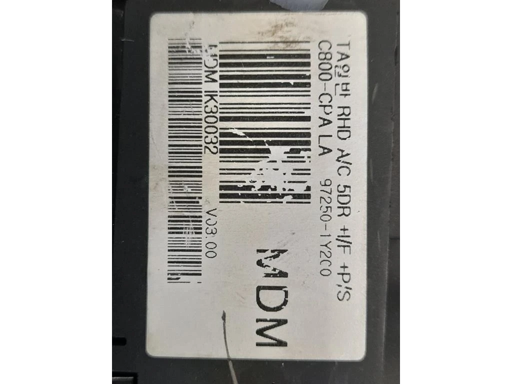 Modulo Comando Riscaldamento Clima 972501Y200 Kia Picanto III 2011