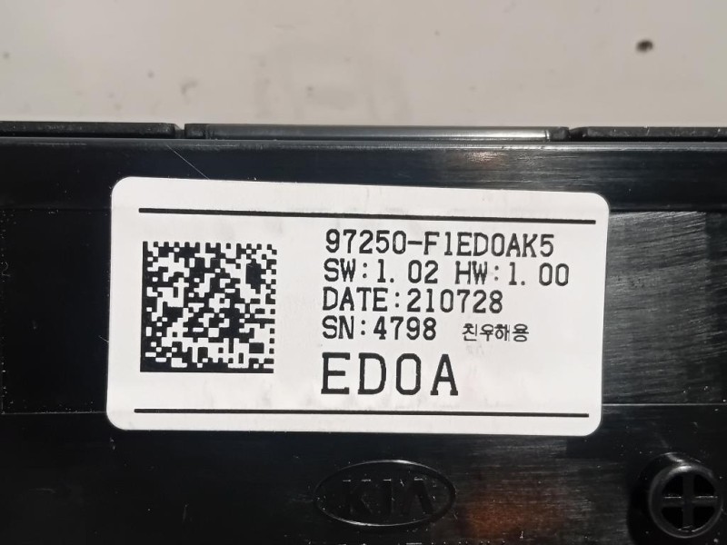 Modulo Comando Riscaldamento Clima 97250-F1EDOAK5 Kia Sportage IV 2018