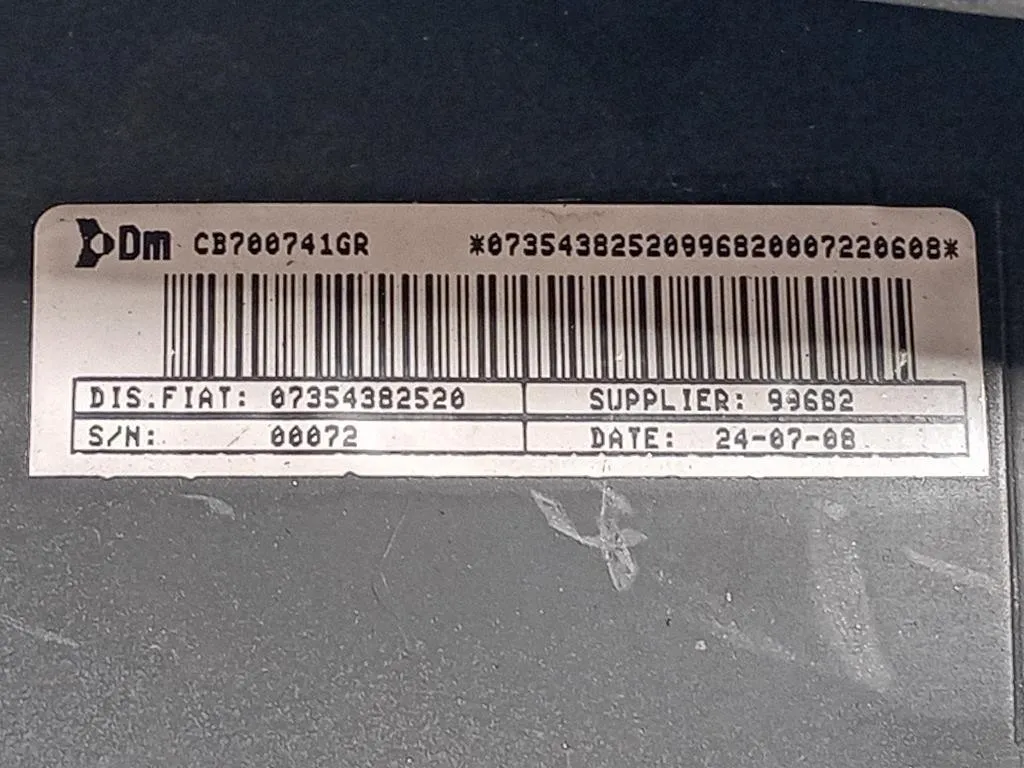 Air-bag Passeggero 735438251 Fiat Ducato 250 2007