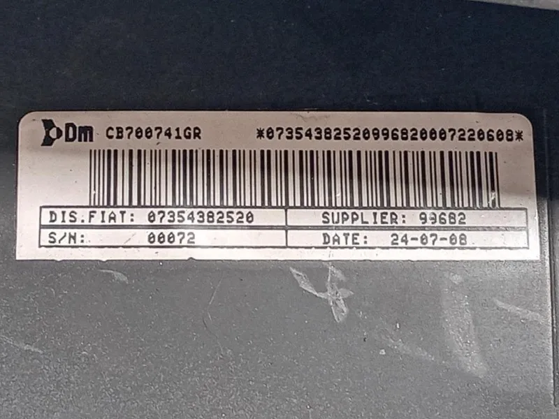 Air-bag Passeggero 735438251 Fiat Ducato 250 2007