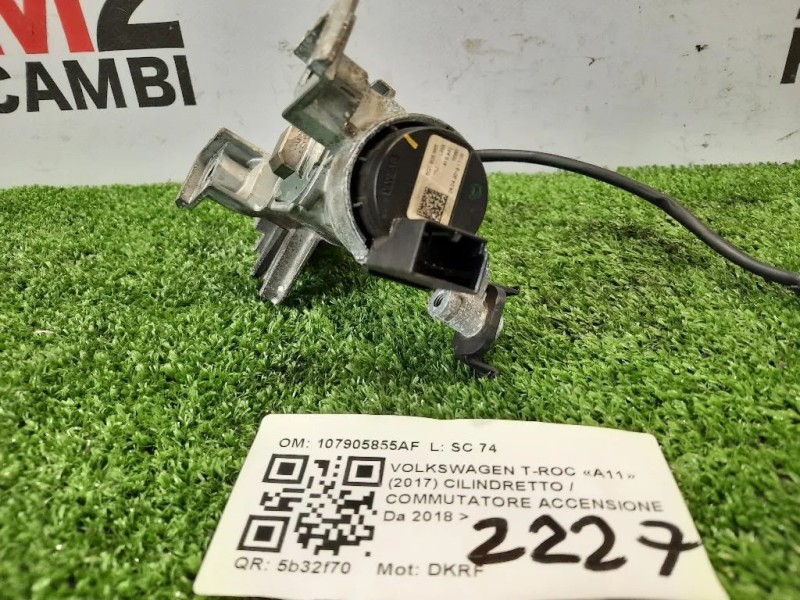Cilindretto Commutatore Accensione 107905855AF Volkswagen T-roc 2017