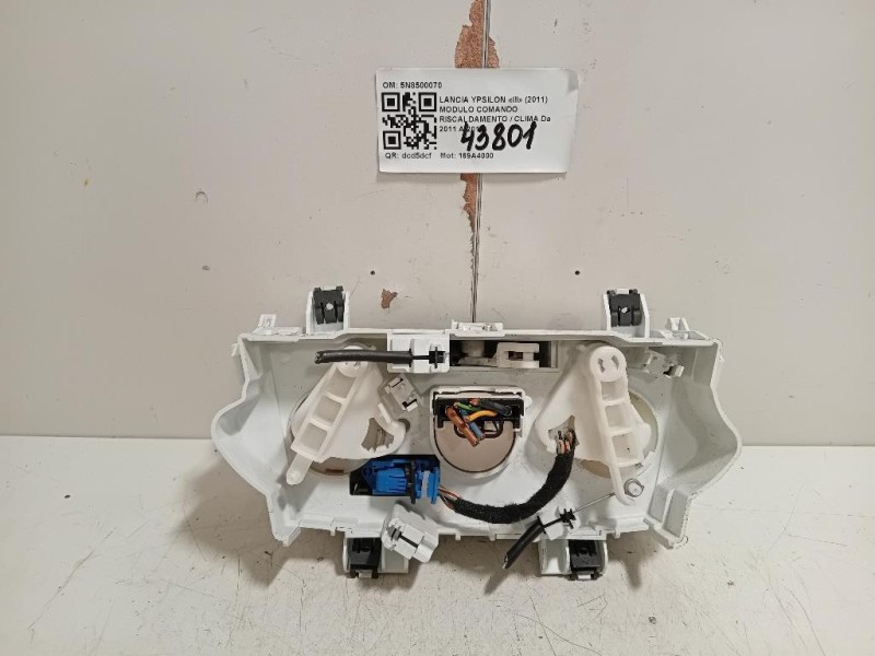 Modulo Comando Riscaldamento Clima 5N8500070 Lancia Ypsilon III 2011