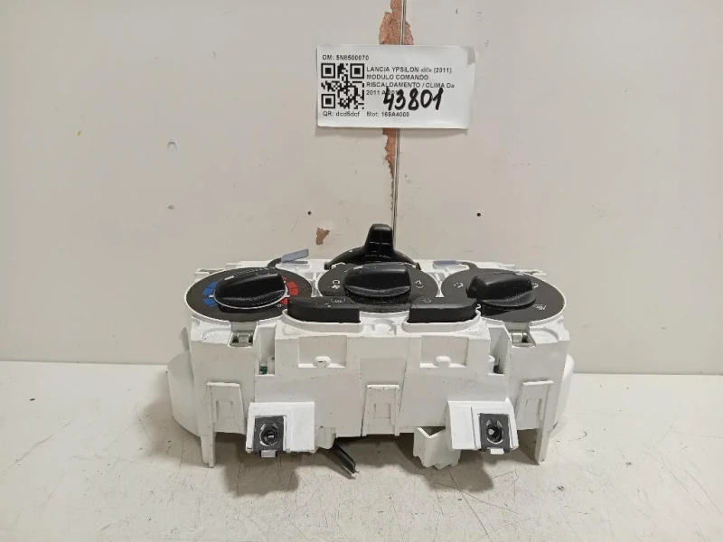 Modulo Comando Riscaldamento Clima 5N8500070 Lancia Ypsilon III 2011