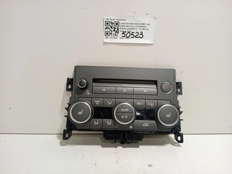 Modulo Comando Riscaldamento Clima BJ32-14C239-FC Land Rover Discovery III 2005