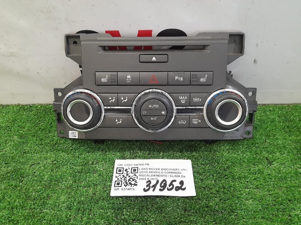 Modulo Comando Riscaldamento Clima CH22-19E900-FB Land Rover Discovery IV 2010