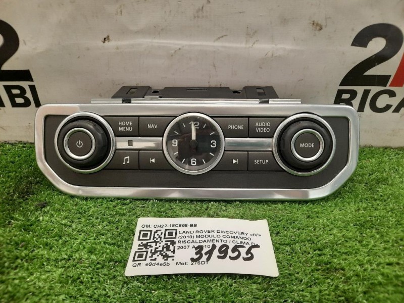 Modulo Comando Riscaldamento Clima CH22-18C858-BB Land Rover Discovery IV 2010