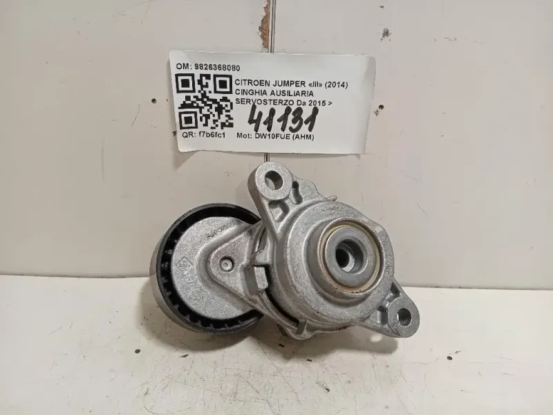 Cinghia Ausiliaria Servosterzo 9826368080 Citroen Jumper III 2014