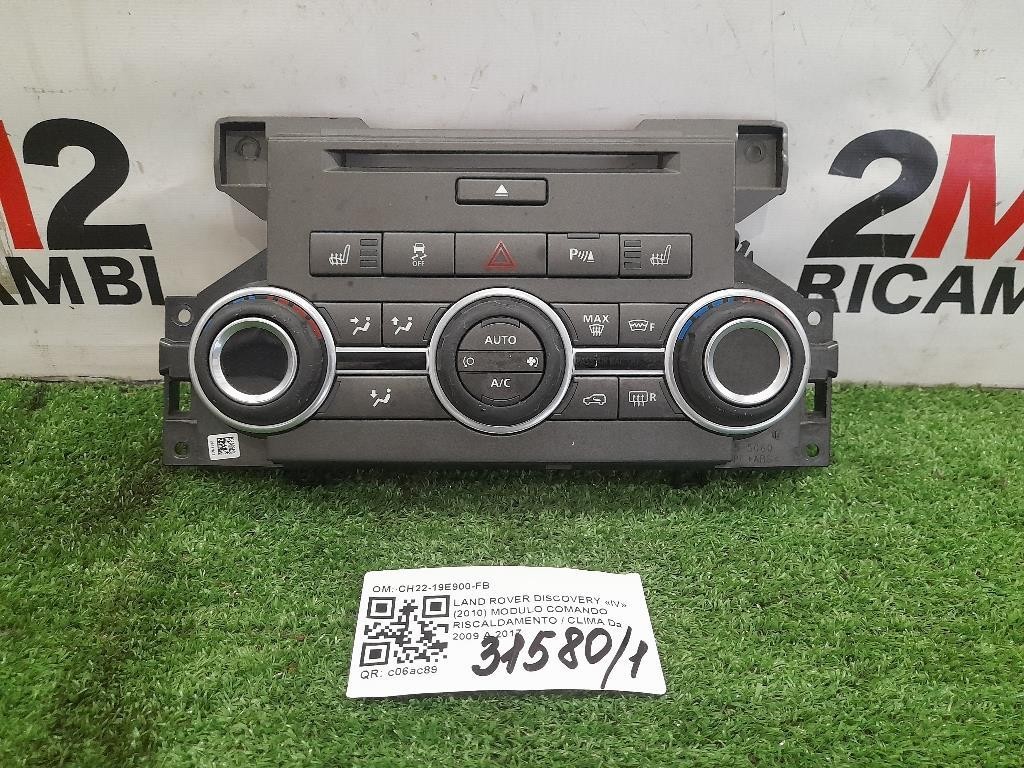 Modulo Comando Riscaldamento Clima CH22-19E900-FB Land Rover Discovery IV 2010