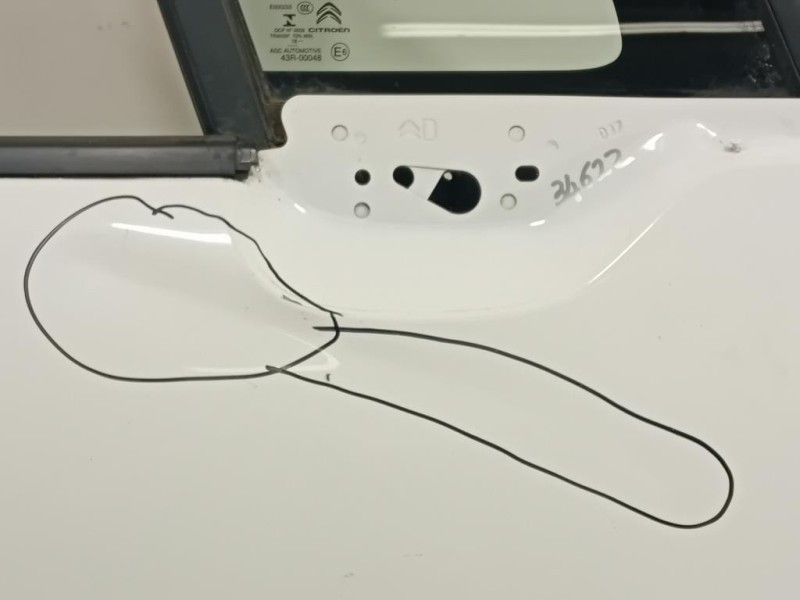 Porta ANT DX 9812674180 Citroen C3 III 2016