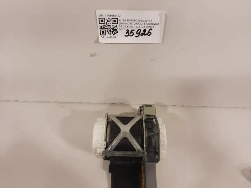 Cintura DI Sicurezza Sedile ANT DX 34056584 D Alfa Romeo Giulietta 2010