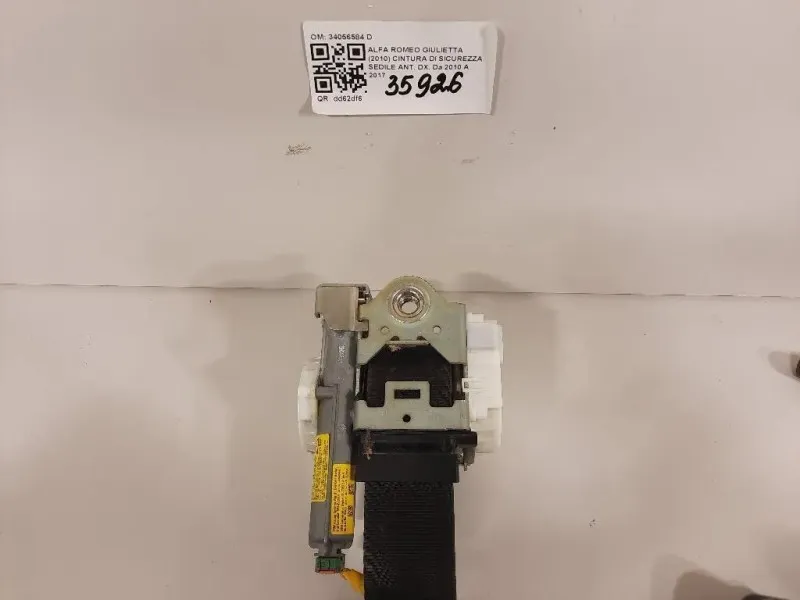 Cintura DI Sicurezza Sedile ANT DX 34056584 D Alfa Romeo Giulietta 2010