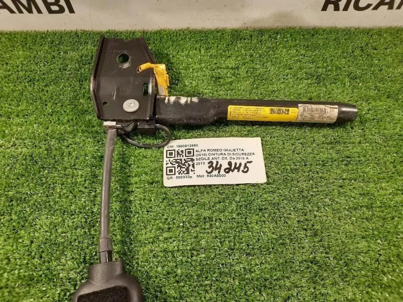Cintura DI Sicurezza Sedile ANT DX 1560913960 Alfa Romeo Giulietta 2010
