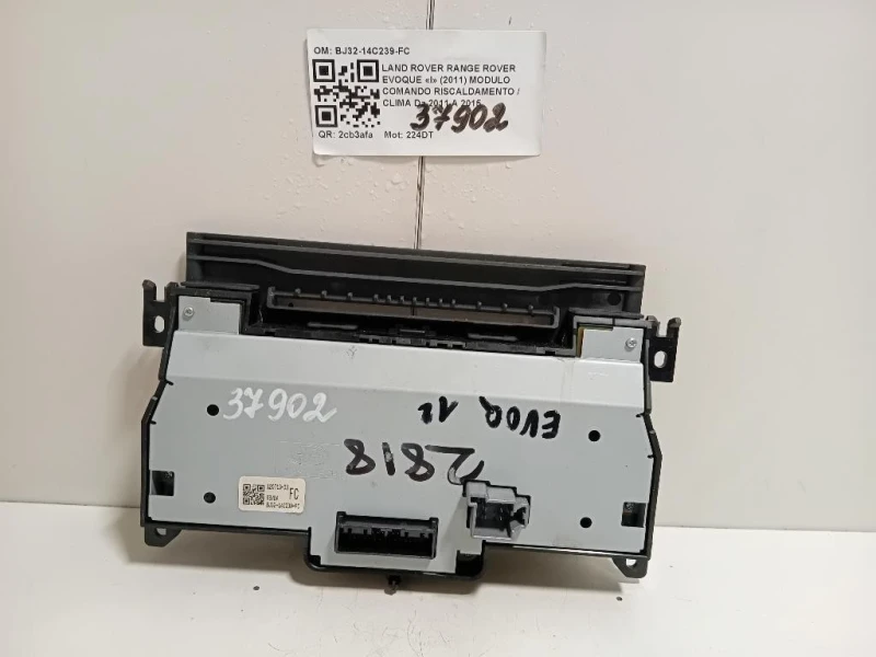 Modulo Comando Riscaldamento Clima BJ32-14C239-FC Land Rover Range Rover Evoque I 2011
