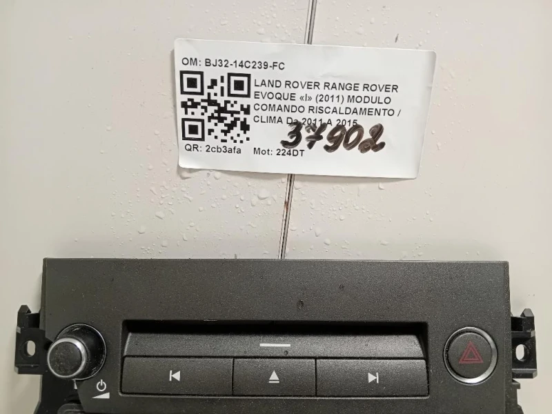 Modulo Comando Riscaldamento Clima BJ32-14C239-FC Land Rover Range Rover Evoque I 2011