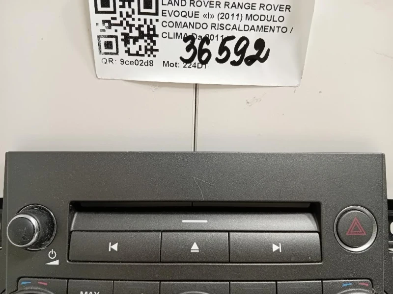 Modulo Comando Riscaldamento Clima BJ32-14C239-FC Land Rover Range Rover Evoque I 2011