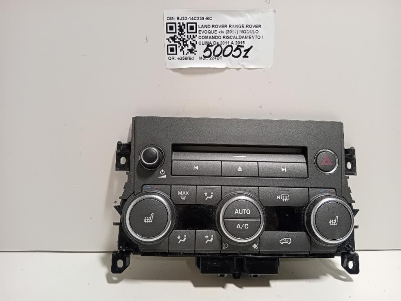 Modulo Comando Riscaldamento Clima BJ32-14C239-BC Land Rover Range Rover Evoque I 2011