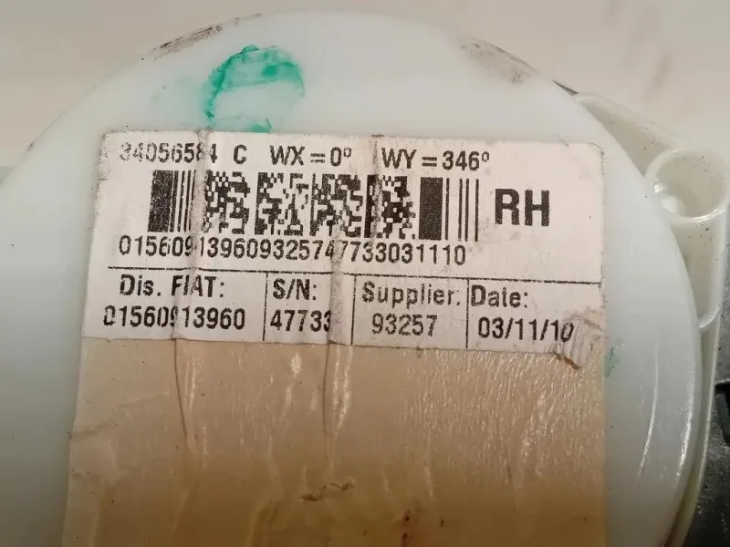 Cintura DI Sicurezza Sedile ANT DX 34056584 Alfa Romeo Giulietta 2010