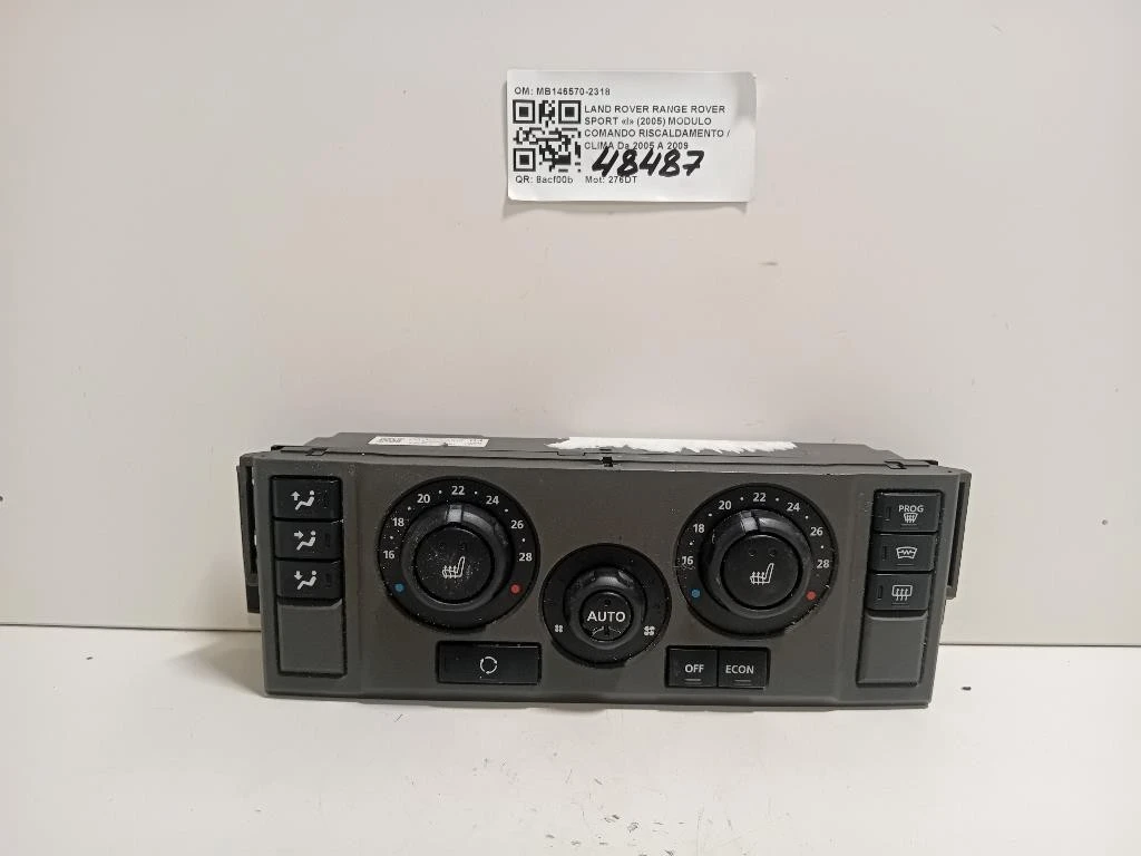 Modulo Comando Riscaldamento Clima MB146570-2318 Land Rover Range Rover Sport I 2005