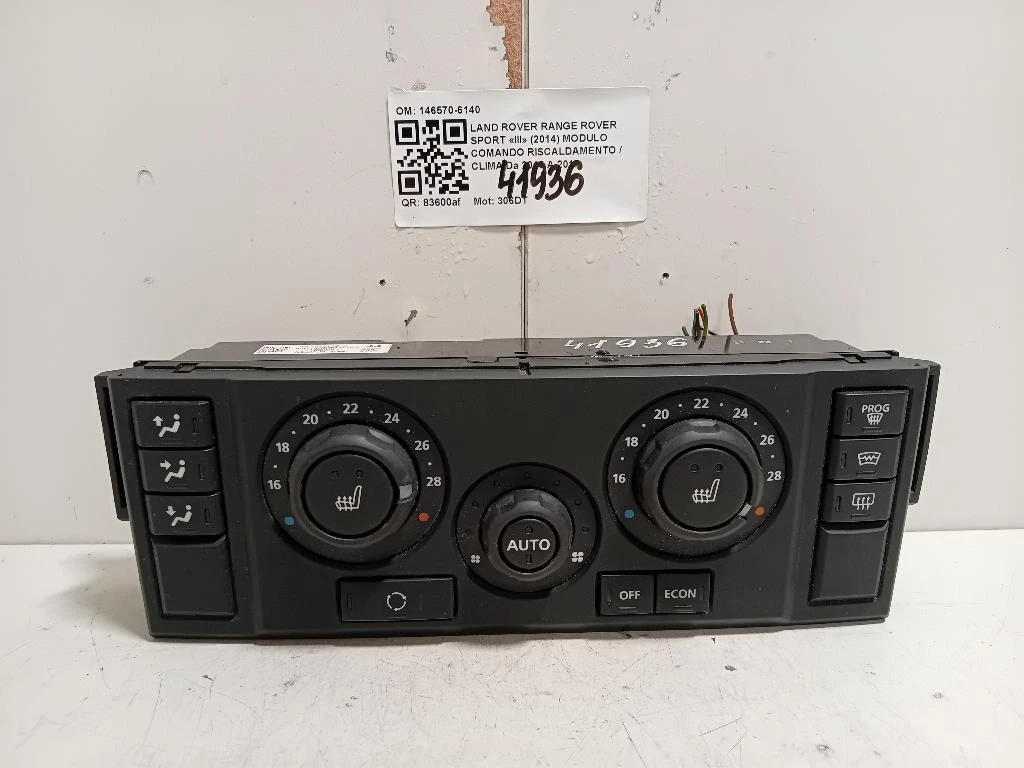 Modulo Comando Riscaldamento Clima 146570-6140 Land Rover Range Rover Sport III 2014