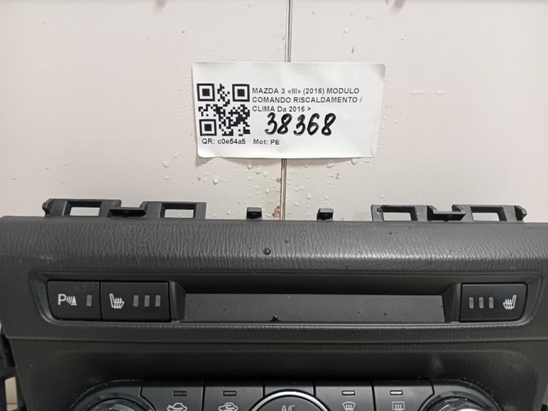Modulo Comando Riscaldamento Clima BANP61190B Mazda 3 III 2016