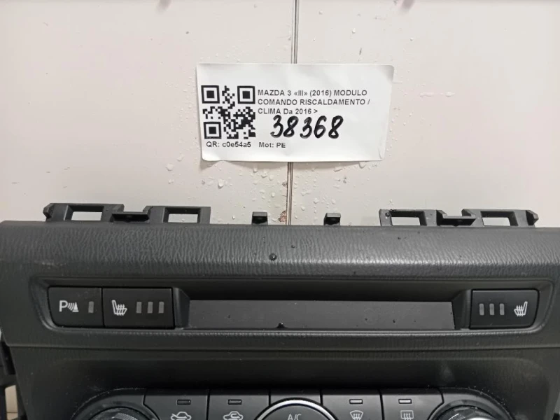 Modulo Comando Riscaldamento Clima BANP61190B Mazda 3 III 2016