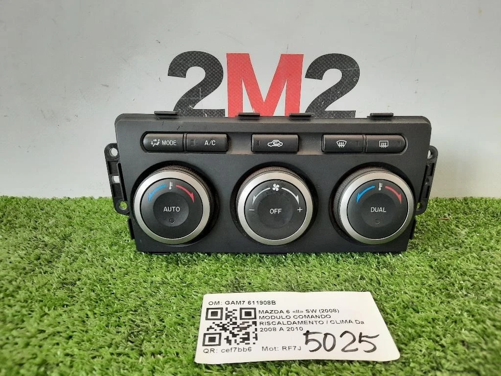 Modulo Comando Riscaldamento Clima GAM7 611908B Mazda 6 II SW 2008