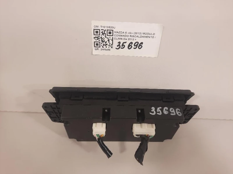 Modulo Comando Riscaldamento Clima T1013520U Mazda 6 III 2013