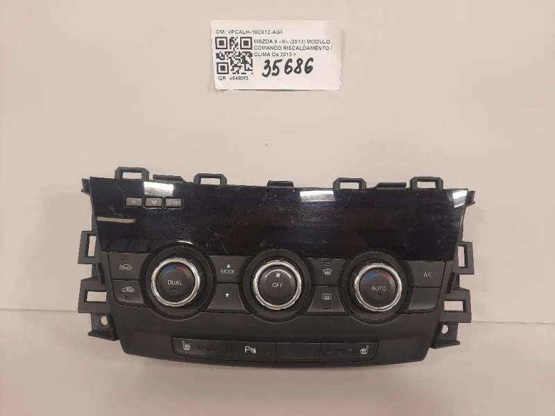 Modulo Comando Riscaldamento Clima VPCALH-18C612-AGF Mazda 6 III 2013