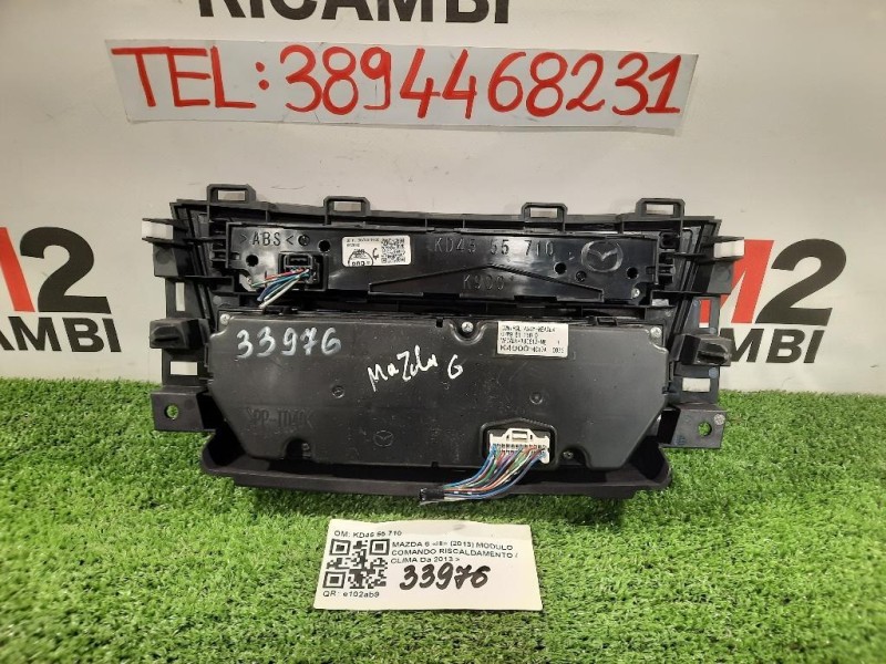 Modulo Comando Riscaldamento Clima KD45 55 710 Mazda 6 III 2013