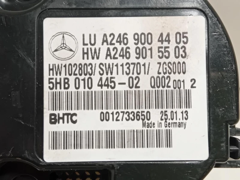 Modulo Comando Riscaldamento Clima A246 900 44 05 Mercedes Classe A W176 2013