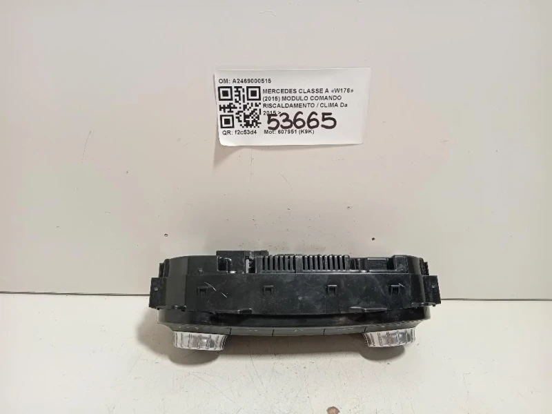 Modulo Comando Riscaldamento Clima A2469000515 Mercedes Classe A W176 2015