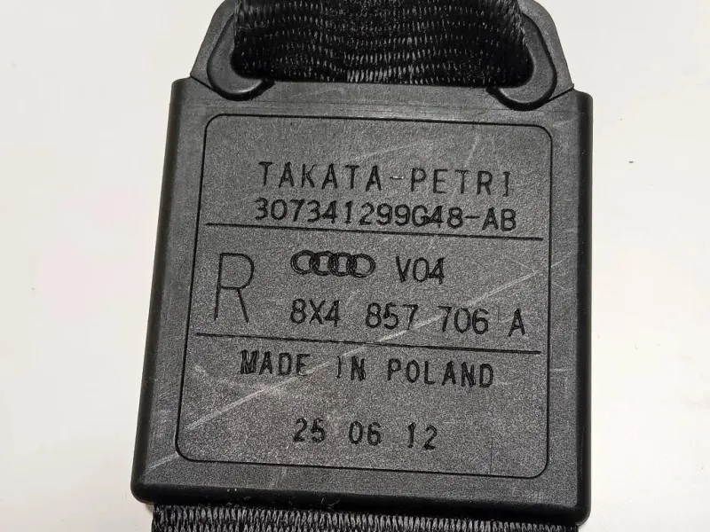 Cintura DI Sicurezza Sedile ANT DX 8X4 857 706 Audi A1 8XA Sportback 2012