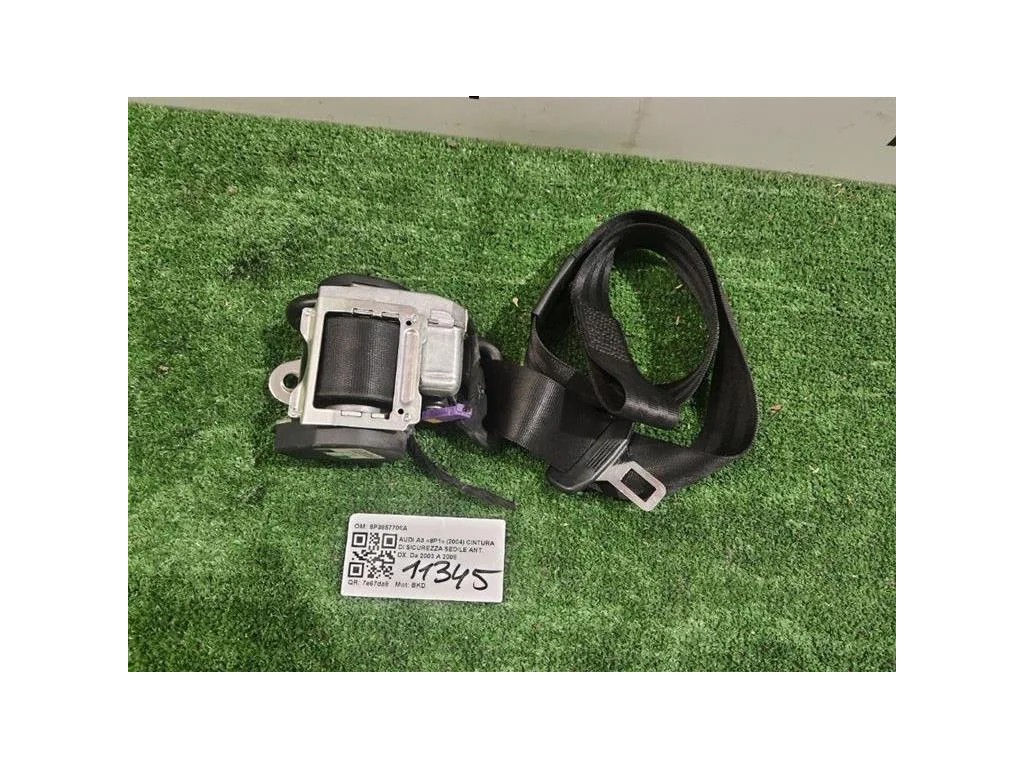 Cintura DI Sicurezza Sedile ANT DX 8P3857706A Audi A3 8P1 2004