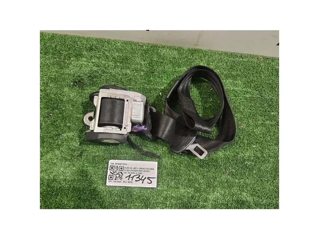 Cintura DI Sicurezza Sedile ANT DX 8P3857706A Audi A3 8P1 2004
